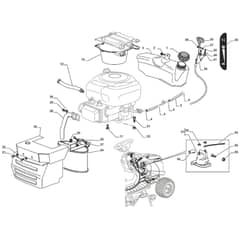 Cobra BT98HCB - Tractor Engine B&S 13.5HP Diagram
