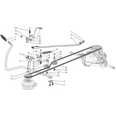 Cobra BT98HCB - Tractor Transmission Assembly Diagram