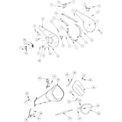 BT 4000 -  - Efco Shredder Illustrated part list 3 Diagram