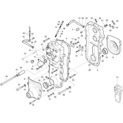 BTR 1750 D - Bertolini Transporter Speed-change gear box 4+2 Diagram