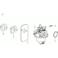 BTR 340 K - Bertolini Transporter Carburettor Diagram