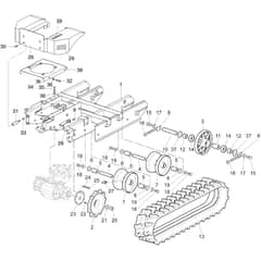 BTR 340 K - Bertolini Transporter Frame Diagram