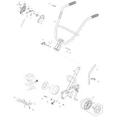Makita BUK360 - Cordless Cultivator - Power Tool 01 Diagram