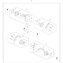Makita BUK360 - Cordless Cultivator - Power Tool 02 Diagram