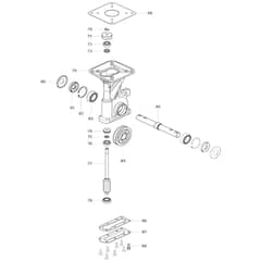 Makita BUK360 - Cordless Cultivator - Power Tool 03 Diagram