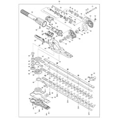 Makita BUN490 - 490mm Crdlss Pole Hdg Trimmer - Power Tool 03 Diagram