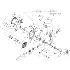 Cobra BV26C - Blower Vac Main Diagram
