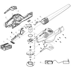 Cobra BV65-24V - Blower Main Diagram