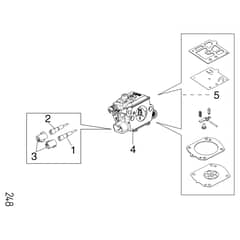 BV 901 - Oleo-Mac Blower Carburettor Diagram