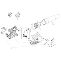BVI 60 - Oleo-Mac Blower Complete illustrated parts list Diagram