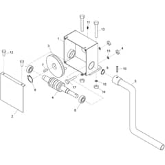 Belle BWE 150-200-250 - Crank Handle Assembly (From September 2010)