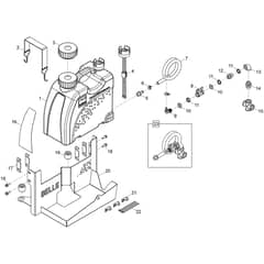 Belle BWX 15-250 - Anti-Freeze Tank Assembly