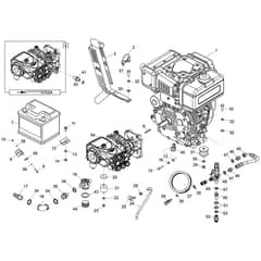Belle BWX 15-250 - Engine, Gearbox & Pump Assembly