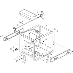 Belle BWX 15-250 - Frame Assembly