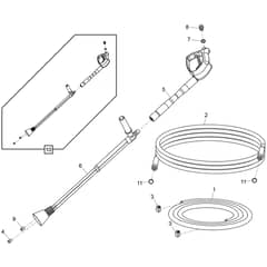 Belle BWX 15-250 - Lance & Hoses