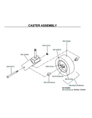 Husqvarna Bz34 - Casters
