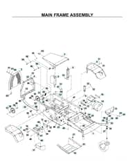 Husqvarna Bz6127 D - Mainframe - Left Side