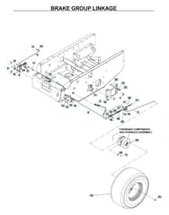 Husqvarna Bz6134 D - Brake / Rear Mower Lift