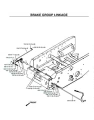 Husqvarna Bz7234 D - Brake / Rear Mower Lift