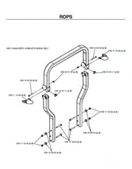 Husqvarna Bz7234 D - Chassis Engine & Pulleys