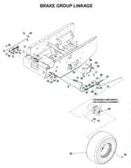Husqvarna Bze6134 D - Parking Brake