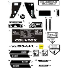 Countax C350H - From 01-01-2010 To 01-01-2011 - Decals
