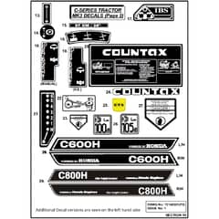 Countax C400 - From 01-01-2003 To 31-12-2007 - 10A Decals