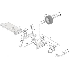 Countax C400 - From 01-01-2004 To 01-01-2009 - 1 Front Axle