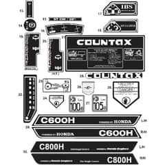 Countax C400 - From 01-01-2004 To 01-01-2009 - 9 Decals