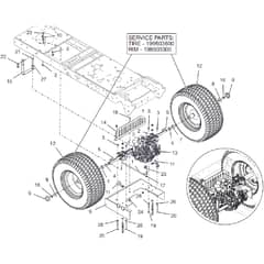 Countax C40 - From 25-03-2019 - 11 Rear Transmission