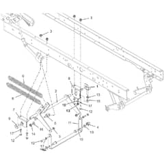 Countax C40 - From 25-03-2019 - 16 Deck Lift Rear Cradel
