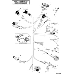 Countax C500H - From 01-01-2010 To 01-01-2011 - Main Wiring Loom