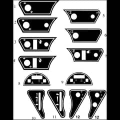 Countax C600 4Wd - From 01-01-2006 To 01-01-2008 - 12 Dash Decals