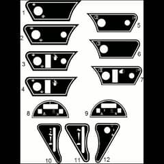 Countax C600 4Wd - From 01-12-2005 To 01-01-2006 - 12 Dash Decals
