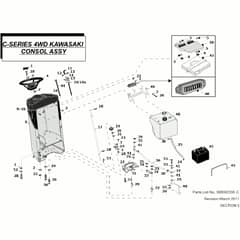 Countax C600 4Wd Kawasaki Engine - From 01-01-2011 To 01-12-2013 - 3 Console