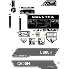 Countax C600 - From 01-01-2009 To 01-01-2011 - 12 Decals