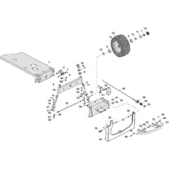 Countax C600 - From 01-01-2009 To 01-01-2011 - 1 Front Axle