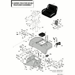 Countax C600H Kawasaki Engine - From 01-01-2011 To 31-12-2013 - 4 Rear Body