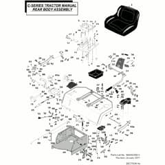 Countax C600H Kawasaki Engine - From 01-01-2011 To 31-12-2013 - 5 Rear Body