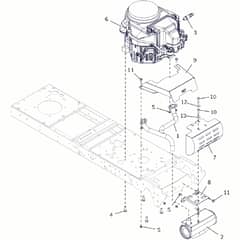 Countax C60 - From A0328984 06-04-2016 - 21 Engine Assy C60