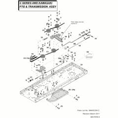 Countax C800 4Wd Kawasaki Engine - From 01-01-2011 To 01-12-2013 - 6 PTO Transmission