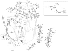 Hayter Cab For - 964V - Roof/Front/Rear Mounting