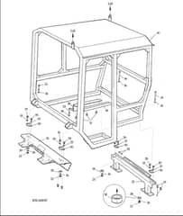 Hayter Cab For T44 - 929P - Fittings 2