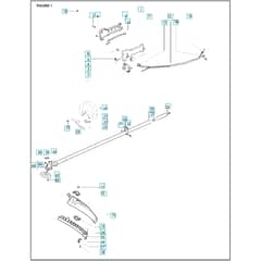 McCulloch CABRIO PLUS 297 L - 2007-01 - Shaft & Handle Parts Diagram