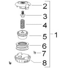 McCulloch CABRIO PLUS 497 L - 2007-01 - Cutting Equipment (2) Parts Diagram