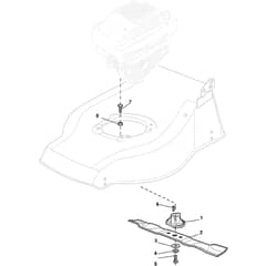 CAL 484 - 2005 - 291484798/TEL - Castel Garden Rotary Mower Blade Diagram