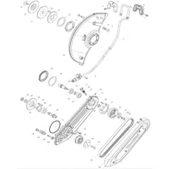 Makita CE001G - 355mm Cordless Power Cutter - Power Tool 01 Diagram