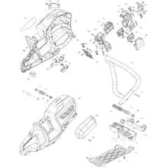 Makita CE001G - 355mm Cordless Power Cutter - Power Tool 02 Diagram