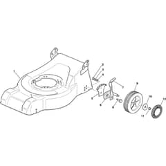 CG 414 - 2006 - 293216046/ATL - Castel Garden Rotary Mower Deck and Height Adjusting Diagram