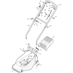 CG 434 TR - G - 2005 - 297431047/GI5 - Castel Garden Rotary Mower Deck and Height Adjusting Diagram